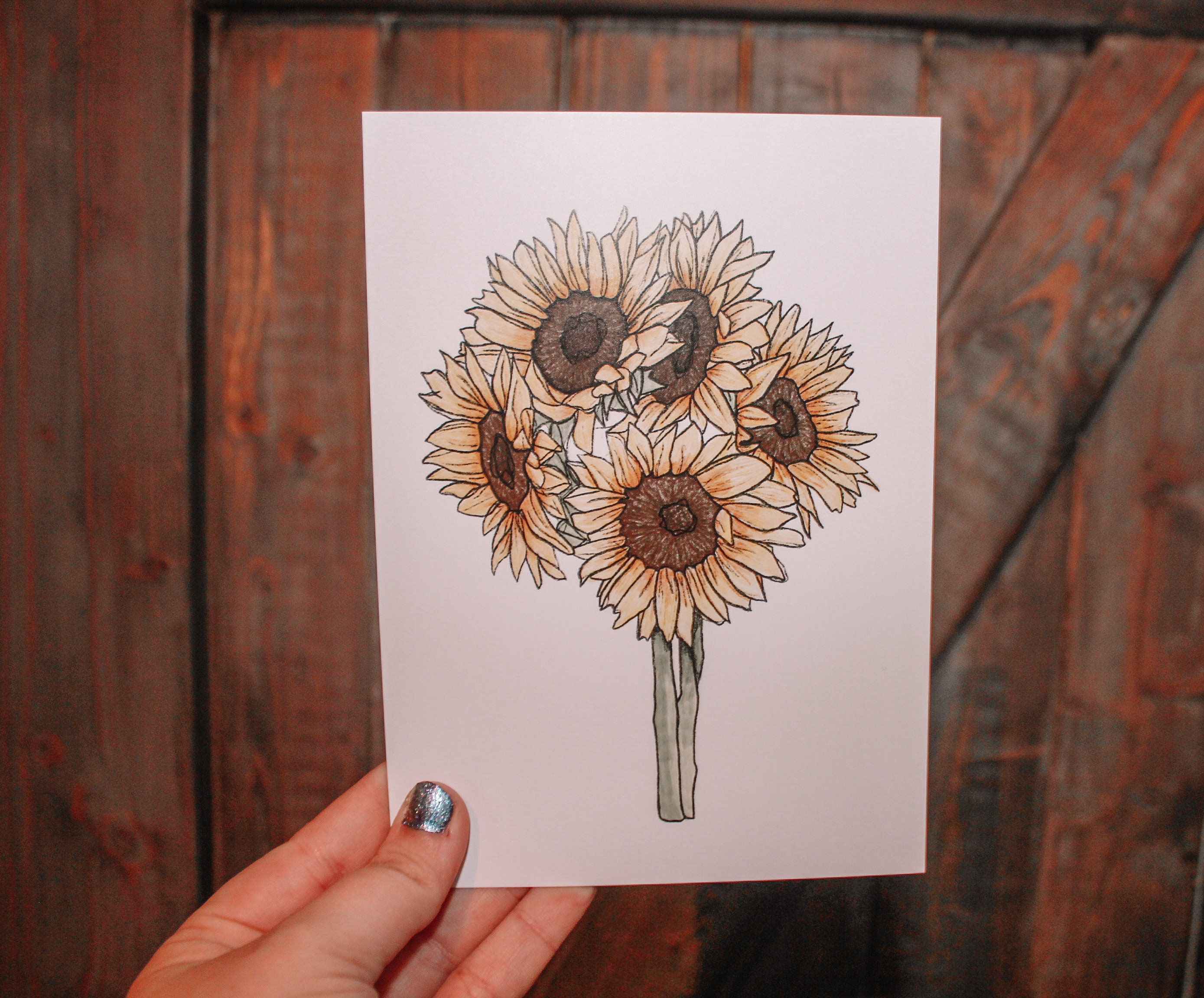 Sunflower Gift Box Bundle Flower Gift Boxes Etsy