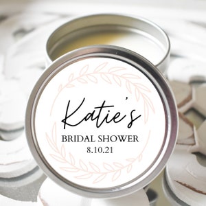 BULK Bridal Shower Favors, Thank You Bridal Shower, Candle Favors For Bridal Shower, Bridal Shower Gifts For Guests, Small Candles (C28)