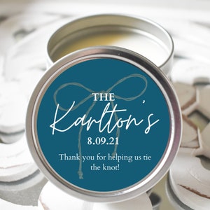 Custom Wedding Favors, Personalized Candles, Bulk Gifts For Guests, Custom Candle Party Favors, Shower Favor (C35)