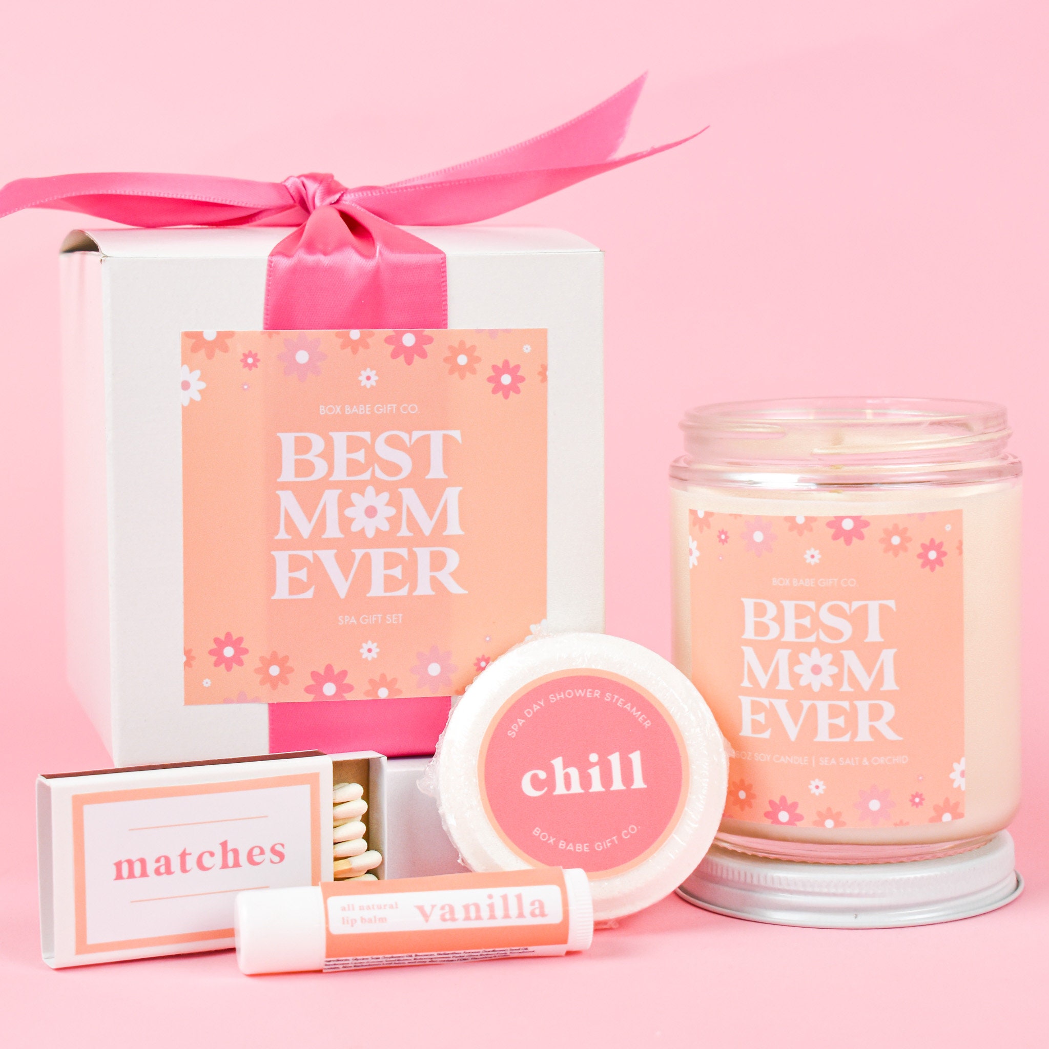 Candle Gift Box For Mom, Best Mom Ever Gift Box