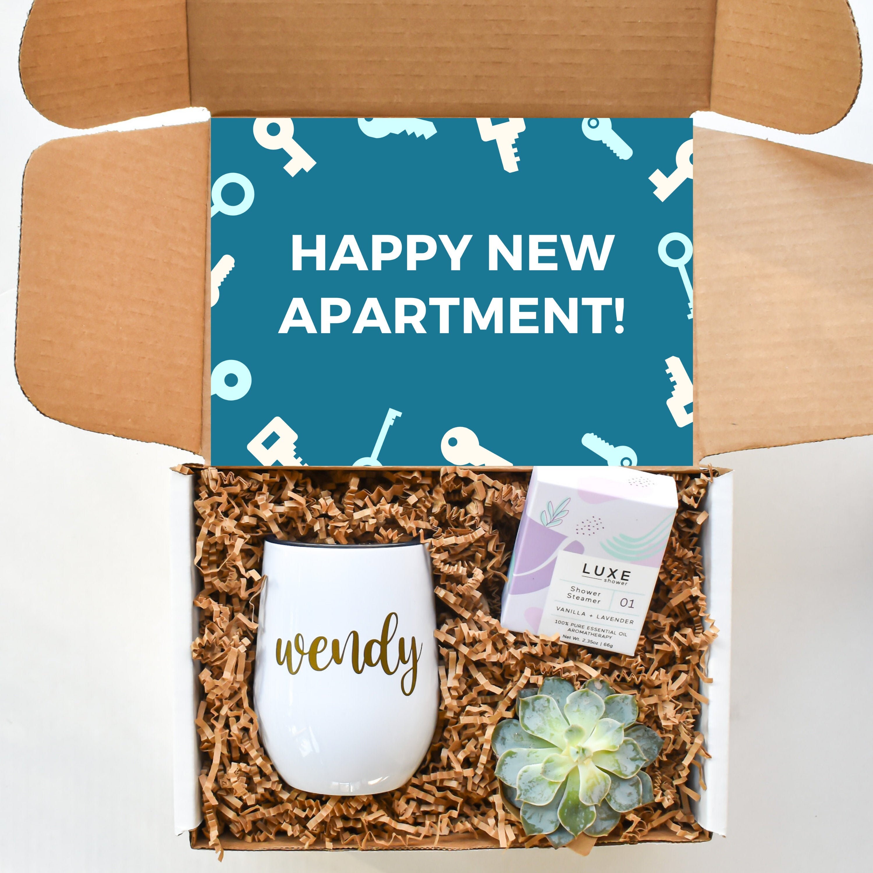 Happy New Apartment Gift Box New Apartment Gift Set Congrats Etsy