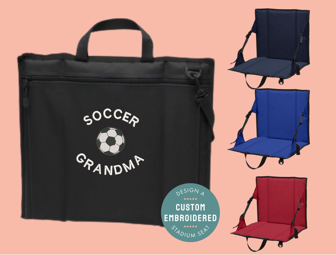 Custom Stadium Seat, Personalized Stadium Seat, Embroidered Bleacher
