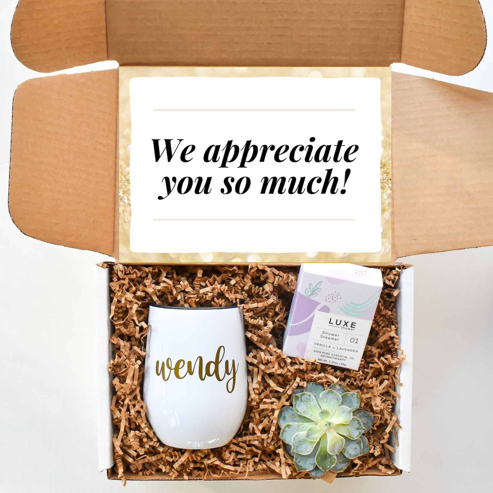 Employee Appreciation Gift Set Personalized Coworker Thank Etsy