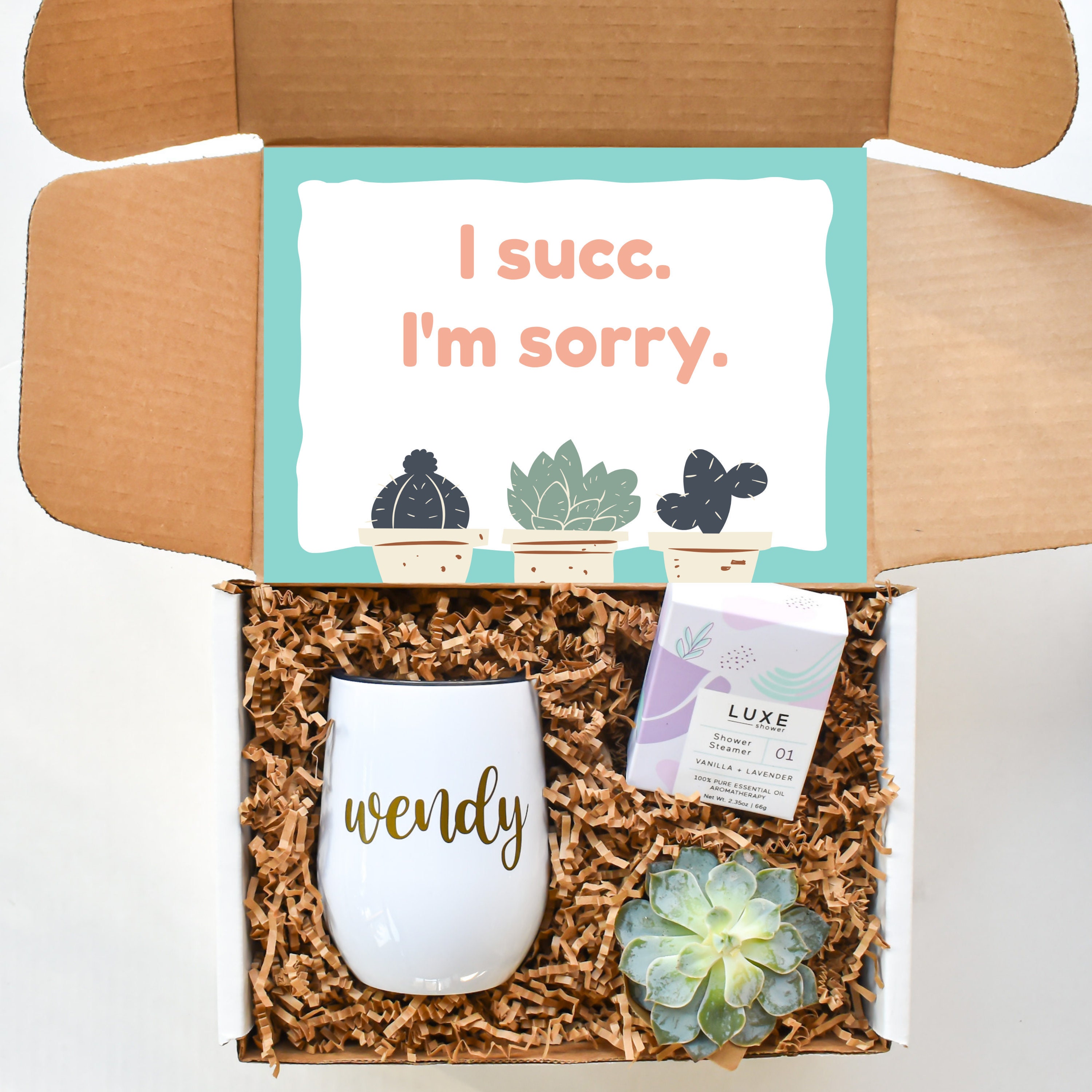 Apology Gift Box I'm Sorry Gift Box Personalized Etsy