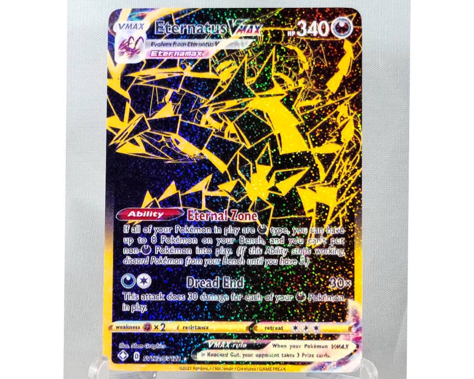 Eternatus V & Eternatus VMAX Shining Fates Full Art Holo