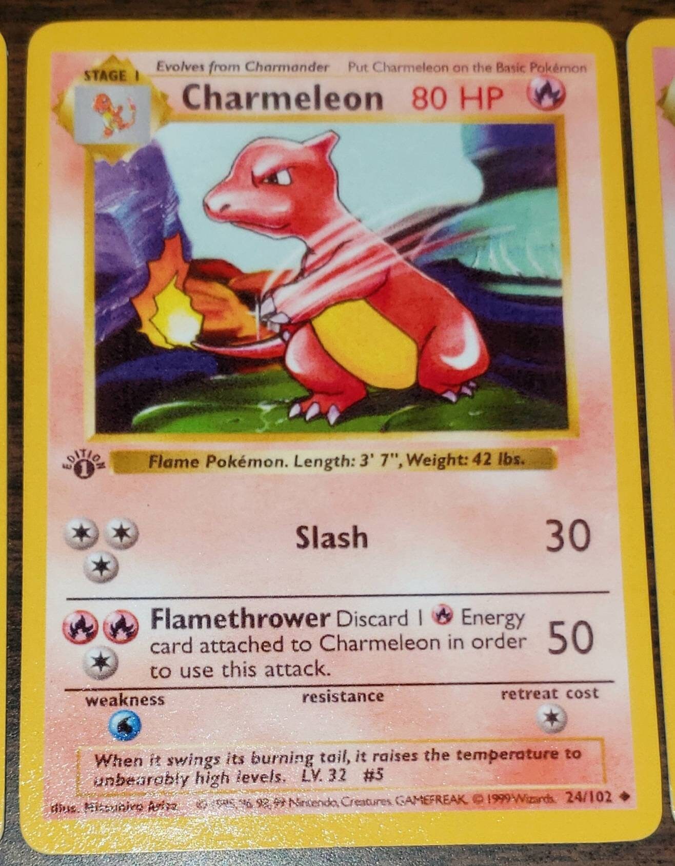 1st Edition Shadowless Charmander Charmeleon & Charizard | Etsy