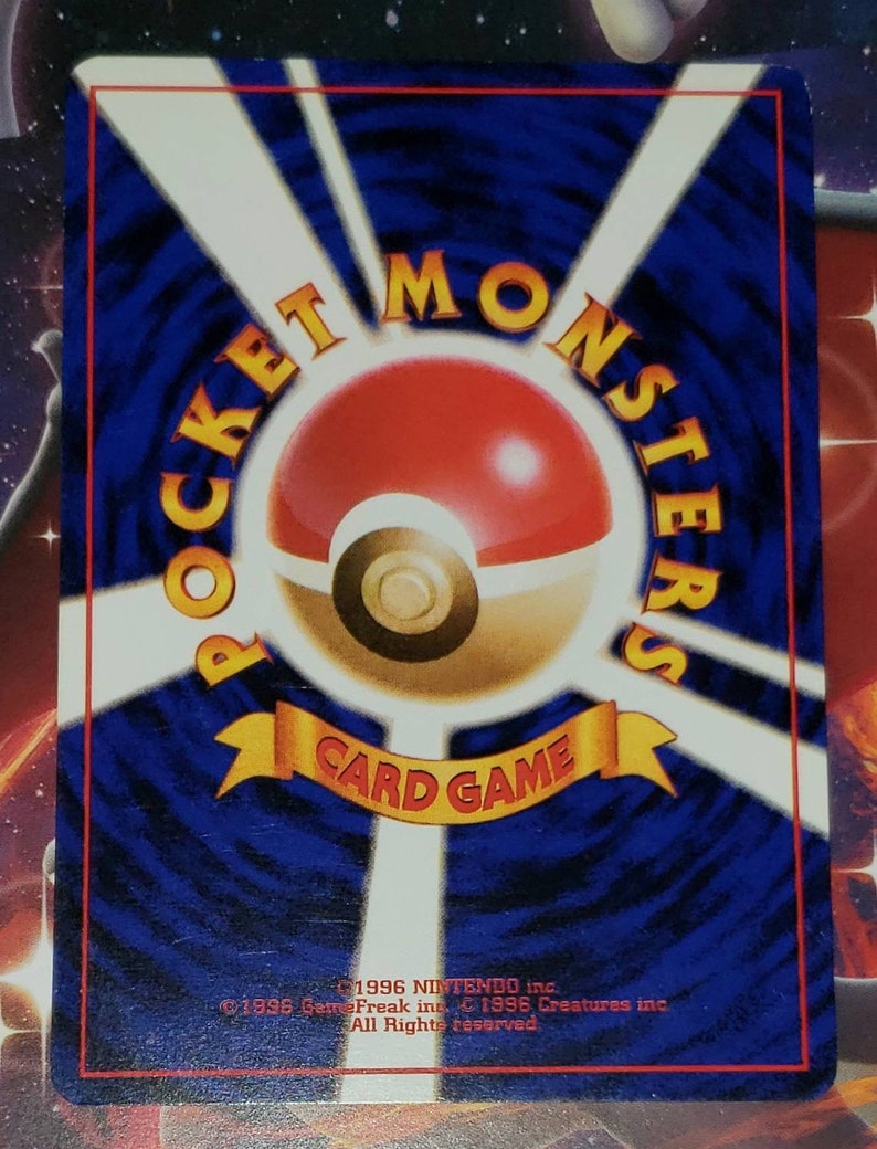 Lot Of 20 VINTAGE Old Back Japanese Pokemon Cards 19962001 Etsy Lot Of 20 VINTAGE Old Back Japanese Pokemon Cards 19962001 Etsy