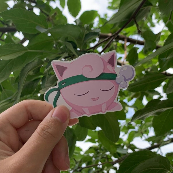 Jigglypuff Sticker | Pokemon Sticker | Smash Bros Sticker