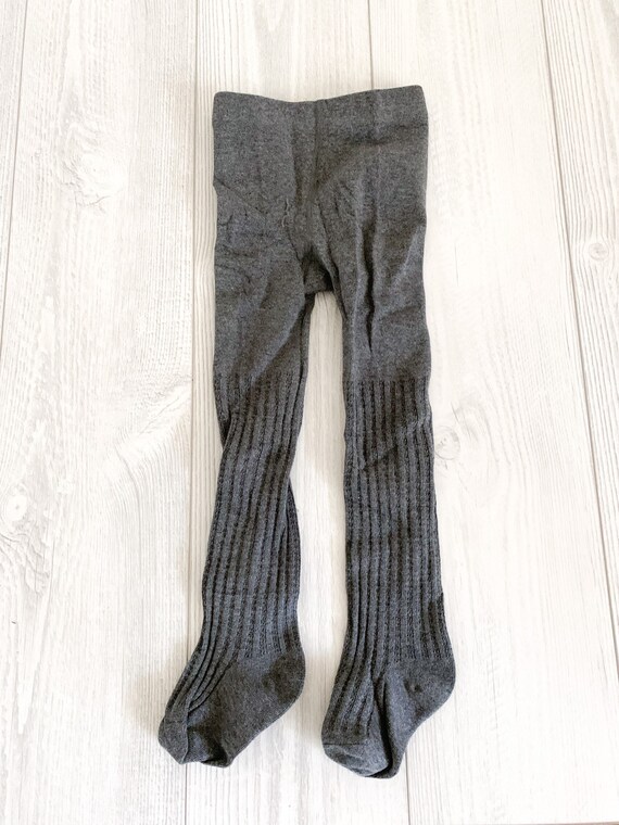 gray toddler tights