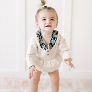 Long sleeved collar baby Playsuit image 1