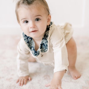 Long sleeved collar baby Playsuit image 6