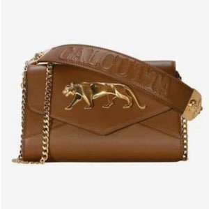 Wunderschöne Umschlagtasche für Frauen, weiche geräumige Tasche mit langem Riemen, 2 Fach, Hochzeitstasche mit Logo,