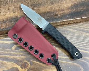 RK Custom RTS Blood Red Kydex Sheath for Cold Steel Pendleton Mini Hunter