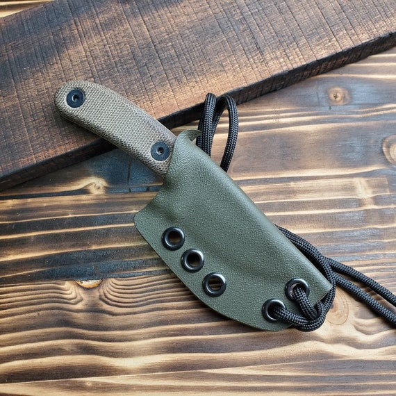 Rk Custom Two Piece Kydex Sheath For An ESEE Izula I/II Fixed Blade