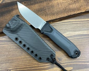 RK Custom RTS Storm Gray Carbon Fiber Kydex Sheath for Gerber StrongArm Camp Knife