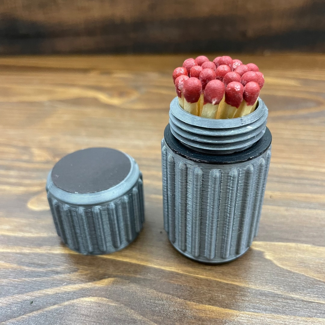 Waterproof Emergency Matches Fire Starting Kit With Black Waterproof ...