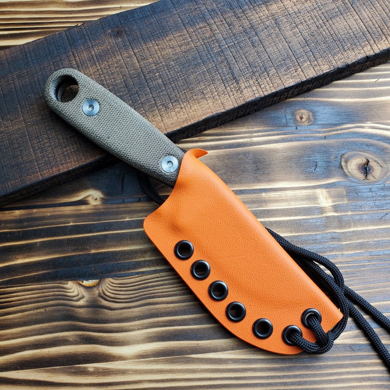 Rk Custom Orange Kydex Sheath For An ESEE Izula I/II Fixed Etsy