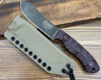 RK Custom Rts FDE Kydex Sheath for ESEE JG5 Factory Handles