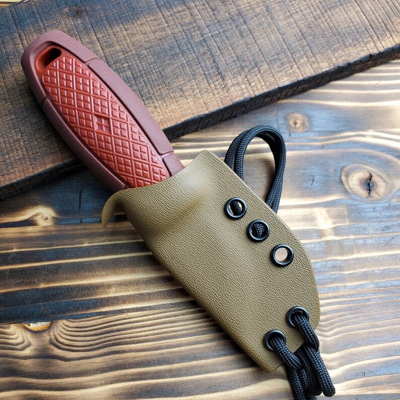 RK Custom Coyote Brown Kydex Sheath For A Mora Eldris Knife Etsy