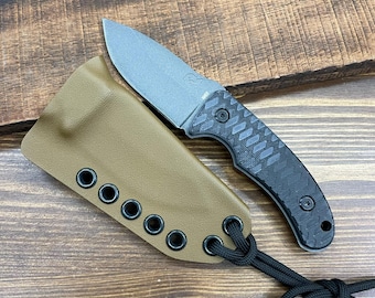 RK Custom RTS Coyote Brown Kydex Sheath for Schrade Wolverine Mini SCH1182519