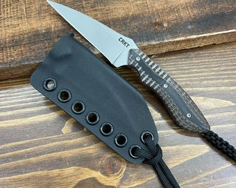 RK Custom Rts Black Kydex Sheath for CRKT Folts SPEW 2388