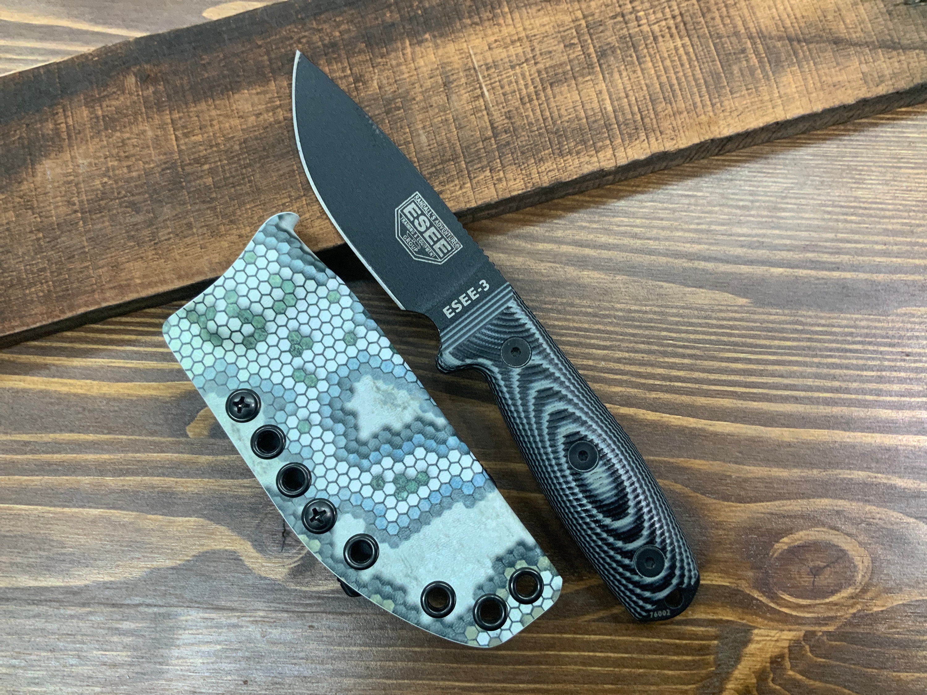Esee5pbk Wood Scales /custom Scales for ESEE Knives 5pbk/knife