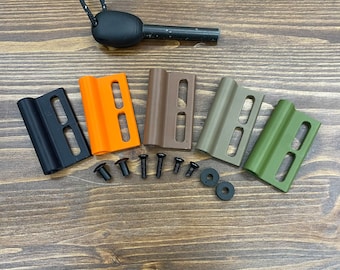 Universal 1/4" Ferro Rod Holder For Custom And Factory Camping And Survival Sheaths Colors
