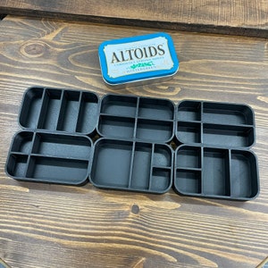 RK Custom Four Compartment Altoids Tin Tray Insert Organizer