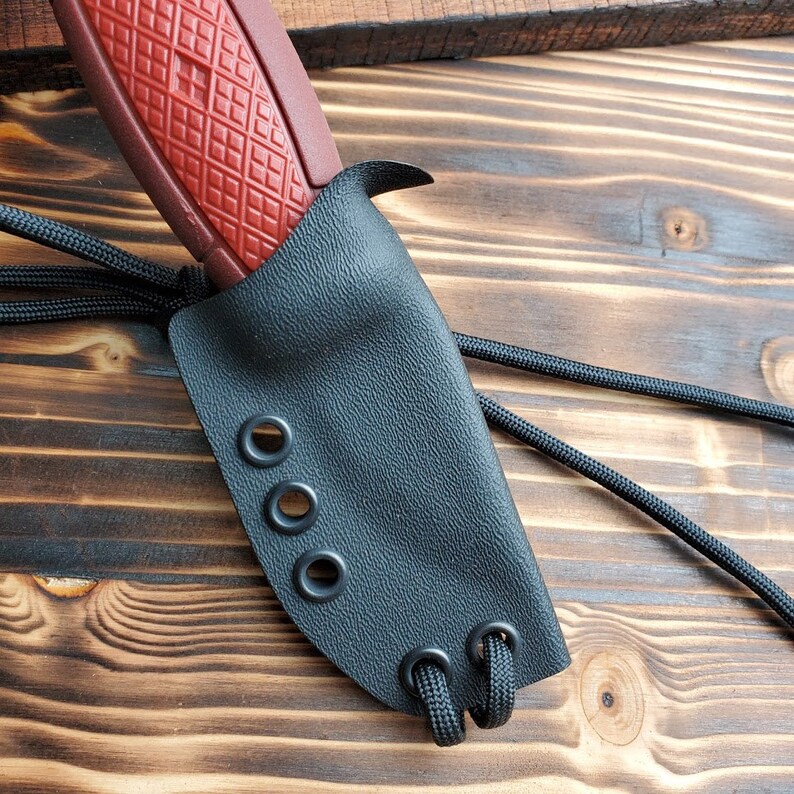 RK Custom Black Kydex Sheath For A Mora Eldris Knife Neck Etsy