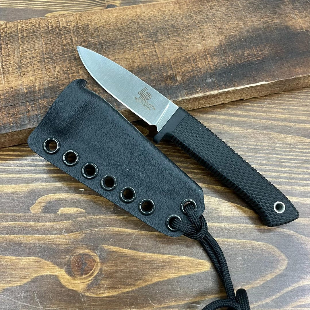 RK Custom RTS Black Kydex Sheath for Cold Steel Pendleton Mini Hunter ...