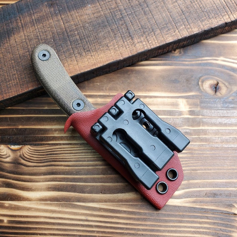 RK Custom Blood Red Kydex Sheath for an ESEE Candiru Knife Etsy