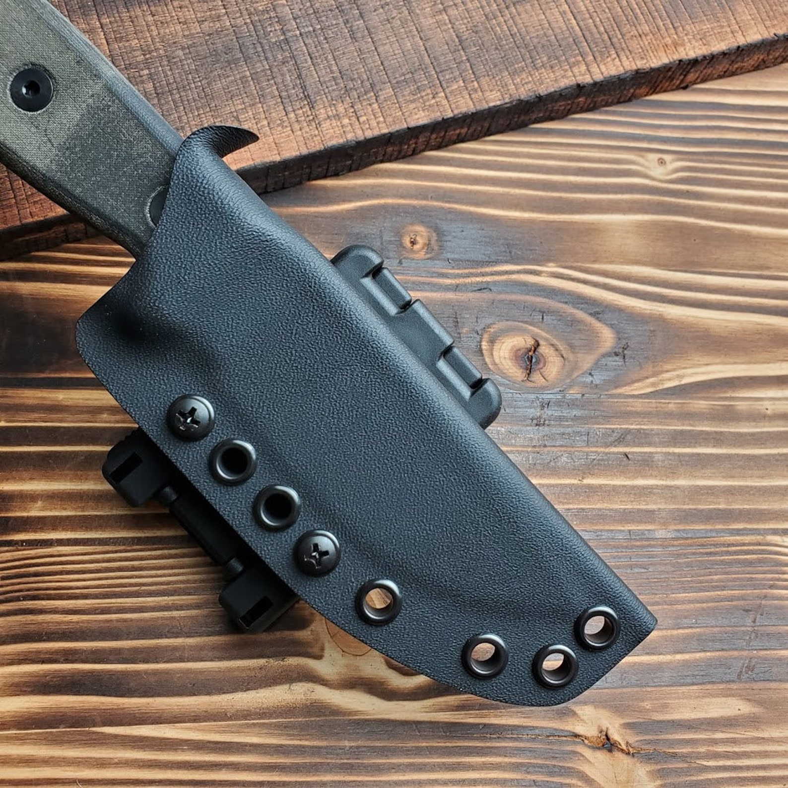 RK Custom Black Kydex Sheath for an ESEE 3 Knife Large Etsy Canada