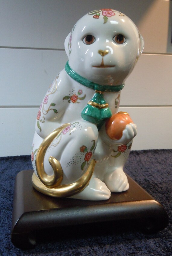 Imperial Monkey of Satsuma Figurine by Yuki Morioka for Etsy