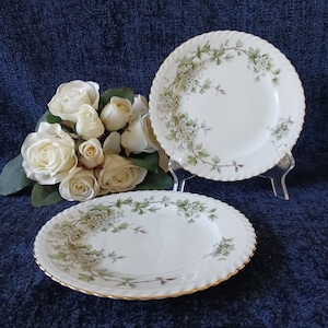 Set of 2 Franconia Krautheim Bavaria HAWTHORN Salad Plates 7 7/8" - Pristine!
