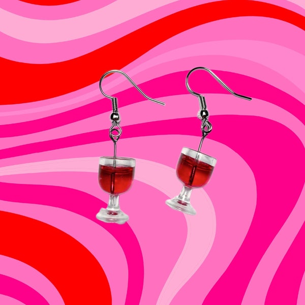 Wine Glass earrings