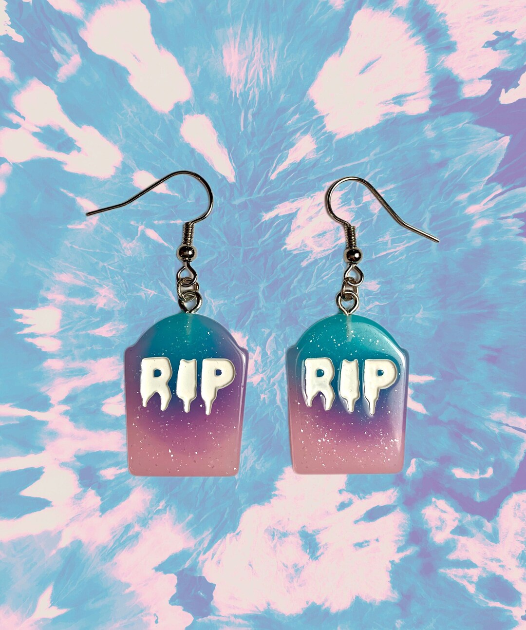 Heavy Earring Rip RIP Earrings - Etsy