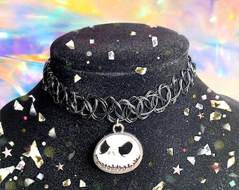 Skelly choker necklace