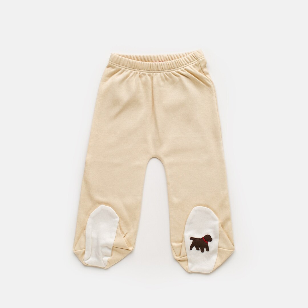 Baby Girl Footed Pants Etsy