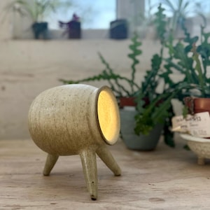 Ceramic Table Lamp, Stonware Lamp, Desk Decor, Night Lamp, Bedside Lamp, Desk Lamp, Office Lamp, Gift Lamp, Christmas gift, Housewarmig Gift
