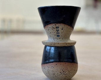 Handmade Ceramic Pour Over Coffee Set, Coffee dripper
