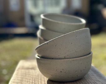 Handmade Stoneware Mini Bowl, Ceramic Snack Bowl, Foodie Gift