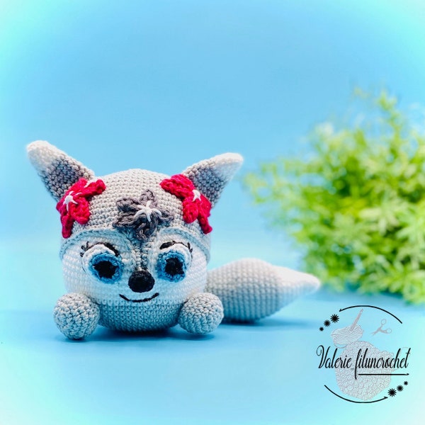 TUTORIEL MARYSE, la renarde grise, collection "Les Malis" _ patron au crochet / amigurumi (français)