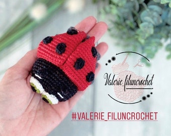 TUTORIAL LADY, la mariquita, colección “Les Malis” _ patrón crochet / amigurumi (francés)