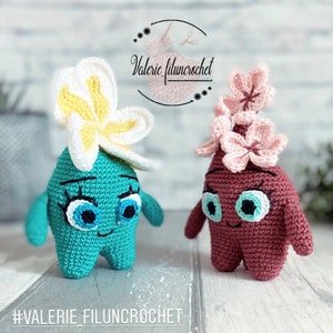 2 TUTORIALS TIARE und KIRSCHE, Kollektion „Les Luminis“ _ Häkelanleitung / Amigurumi (Französisch)