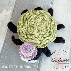 TUTORIAL SPIDORA, the spider, "Les Malis" collection _ crochet pattern / amigurumi (french)