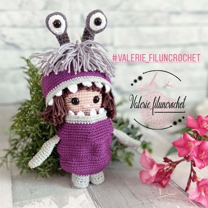 3 TUTORIELS _ BOUH son deguisement son doudou _ patron crochet/amigurumi français ET anglais image 2