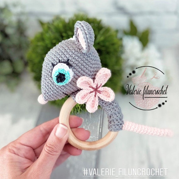 Tutoriel Zoelie Souris Anneau Et Hochet Patron Au Crochet Etsy