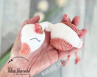 CELINE TUTORIAL, the Swan, "Les Compagnons Mignons" collection _ crochet pattern / amigurumi (french)