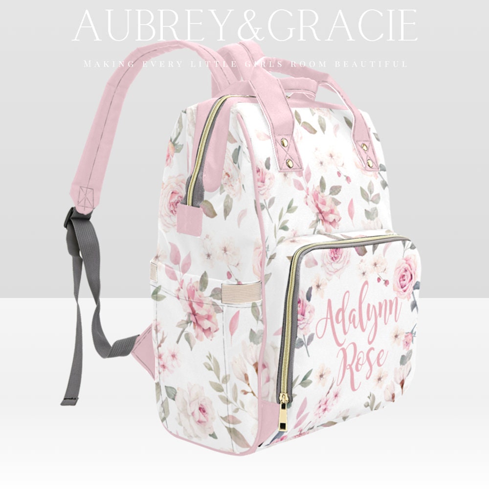 Personalized Diaper Bag Girl Baby Bag Personalized Backpack Etsy