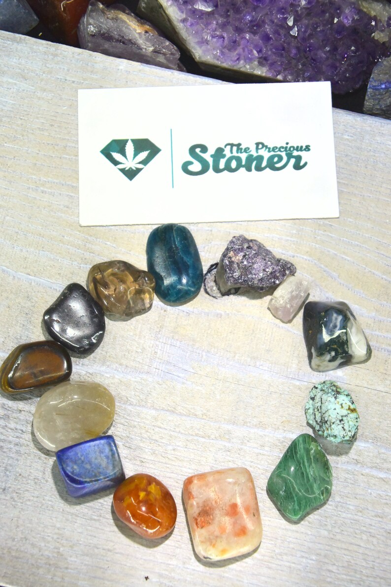 Depression Crystals Gemstones Kit Depression Set Depression Etsy